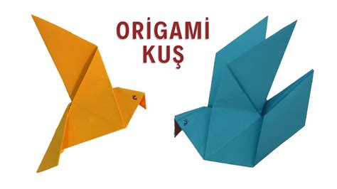 origamiden turna kuşu yapımı